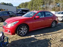 Salvage cars for sale at Seaford, DE auction: 2013 Infiniti G37