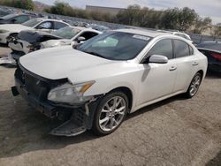 Salvage cars for sale at Las Vegas, NV auction: 2012 Nissan Maxima S