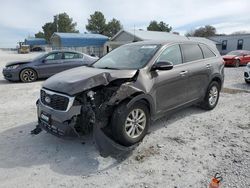 Salvage cars for sale from Copart Prairie Grove, AR: 2019 KIA Sorento LX