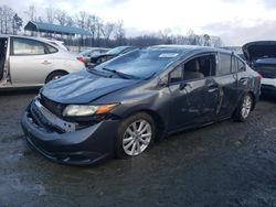 Honda salvage cars for sale: 2012 Honda Civic EXL