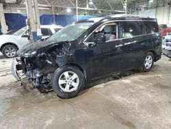 Salvage cars for sale at Woodhaven, MI auction: 2017 Nissan Quest S