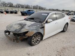 Salvage cars for sale from Copart New Braunfels, TX: 2016 KIA Optima EX