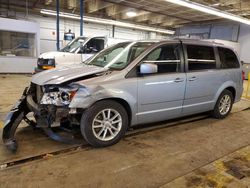 Salvage cars for sale from Copart Wheeling, IL: 2015 Dodge Grand Caravan SXT