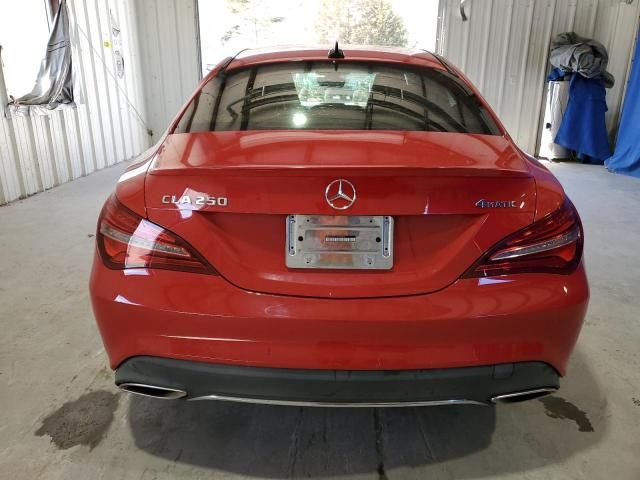 2018 Mercedes-Benz CLA 250 4matic