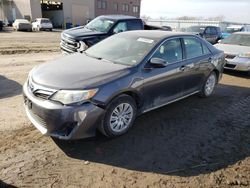 Salvage cars for sale at Kansas City, KS auction: 2012 Toyota Camry Base