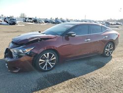 Salvage cars for sale from Copart Ontario Auction, ON: 2016 Nissan Maxima 3.5S