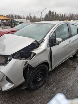 Salvage cars for sale from Copart London, ON: 2017 Toyota Yaris L