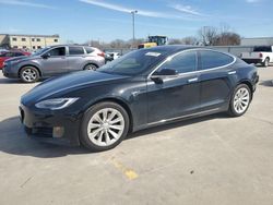 Salvage cars for sale from Copart Wilmer, TX: 2016 Tesla Model S