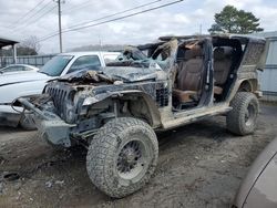 Jeep salvage cars for sale: 2016 Jeep Wrangler Unlimited Rubicon