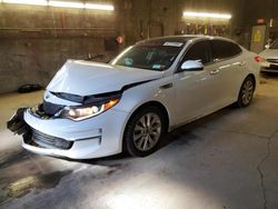 KIA Optima EX salvage cars for sale: 2017 KIA Optima EX