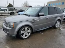 Land Rover salvage cars for sale: 2011 Land Rover Range Rover Sport SC