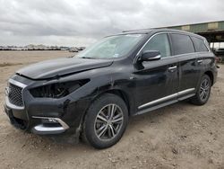 Salvage cars for sale at Houston, TX auction: 2017 Infiniti QX60