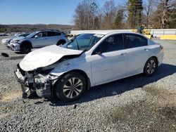 Vehiculos salvage en venta de Copart Concord, NC: 2013 Honda Accord LX