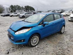 Salvage cars for sale at Loganville, GA auction: 2016 Ford Fiesta Titanium