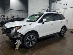 Salvage cars for sale at Ham Lake, MN auction: 2017 Subaru Forester 2.5I Limited