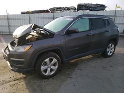 Jeep Compass salvage cars for sale: 2018 Jeep Compass Latitude