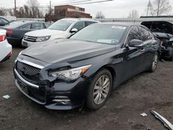 Salvage cars for sale at New Britain, CT auction: 2017 Infiniti Q50 Premium