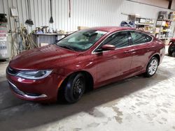 Salvage cars for sale from Copart Chambersburg, PA: 2015 Chrysler 200 Limited