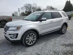 Ford Explorer Limited salvage cars for sale: 2017 Ford Explorer Limited