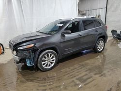 Salvage cars for sale at Central Square, NY auction: 2015 Jeep Cherokee Limited