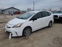 Salvage cars for sale at Dyer, IN auction: 2014 Toyota Prius V