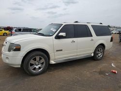 Salvage cars for sale from Copart Longview, TX: 2007 Ford Expedition EL Limited