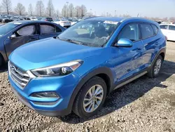 Salvage cars for sale at Bridgeton, MO auction: 2017 Hyundai Tucson Limited