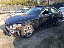 Mercedes-Benz C 300 4matic salvage cars for sale: 2016 Mercedes-Benz C 300 4matic