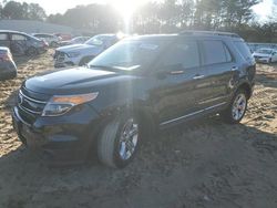 Salvage cars for sale at Seaford, DE auction: 2015 Ford Explorer Limited
