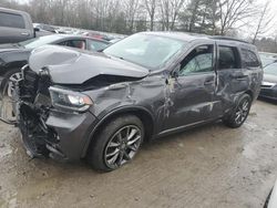 Salvage cars for sale at North Billerica, MA auction: 2018 Dodge Durango GT