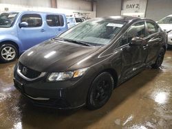 Salvage cars for sale from Copart Elgin, IL: 2013 Honda Civic LX