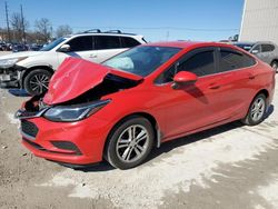 Chevrolet salvage cars for sale: 2017 Chevrolet Cruze LT