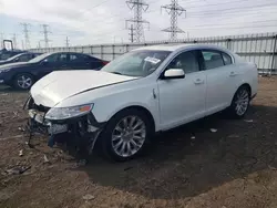 Salvage cars for sale at Elgin, IL auction: 2012 Lincoln MKS