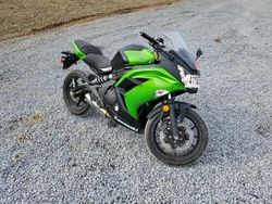 Motos salvage sin ofertas aún a la venta en subasta: 2014 Kawasaki EX650 E