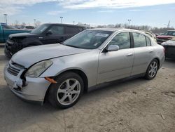 Carros salvage para piezas a la venta en subasta: 2003 Infiniti G35