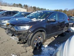 Salvage cars for sale from Copart Exeter, RI: 2017 Honda CR-V EXL