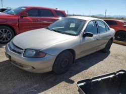 Salvage cars for sale from Copart Tucson, AZ: 2003 Chevrolet Cavalier