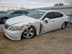 Salvage cars for sale at Houston, TX auction: 2008 Lexus LS 460L