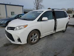 Salvage cars for sale from Copart Tulsa, OK: 2019 Toyota Sienna LE