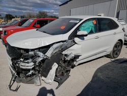 Salvage cars for sale at Apopka, FL auction: 2022 Ford Edge ST
