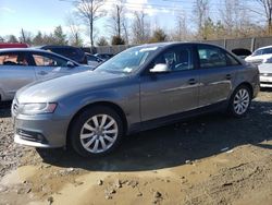 Salvage cars for sale at Waldorf, MD auction: 2012 Audi A4 Premium