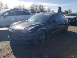 Salvage cars for sale from Copart Portland, OR: 2021 Tesla Model 3