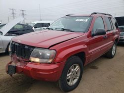 Jeep salvage cars for sale: 2004 Jeep Grand Cherokee Laredo