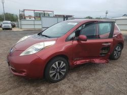 Nissan Leaf S Vehiculos salvage en venta: 2015 Nissan Leaf S