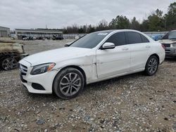 Salvage cars for sale from Copart Memphis, TN: 2018 Mercedes-Benz C 300 4matic