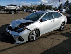 Toyota Corolla Vehiculos salvage en venta: 2017 Toyota Corolla L