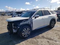 Salvage cars for sale at Sun Valley, CA auction: 2022 Nissan Pathfinder Platinum