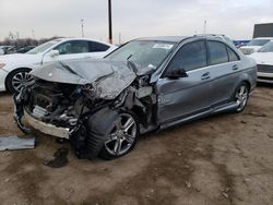 Salvage cars for sale at Woodhaven, MI auction: 2010 Mercedes-Benz C 300 4matic