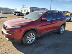 Salvage cars for sale from Copart Bismarck, ND: 2017 Jeep Cherokee Limited