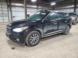 Salvage cars for sale at Des Moines, IA auction: 2015 Infiniti QX60